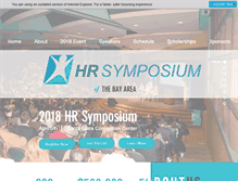 Tablet Screenshot of hrsymposium.org